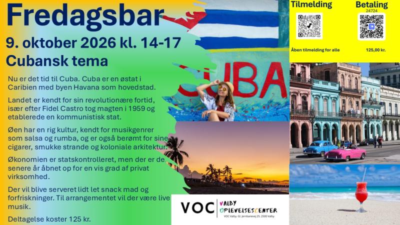 Fredagsbar 9. oktober 2026