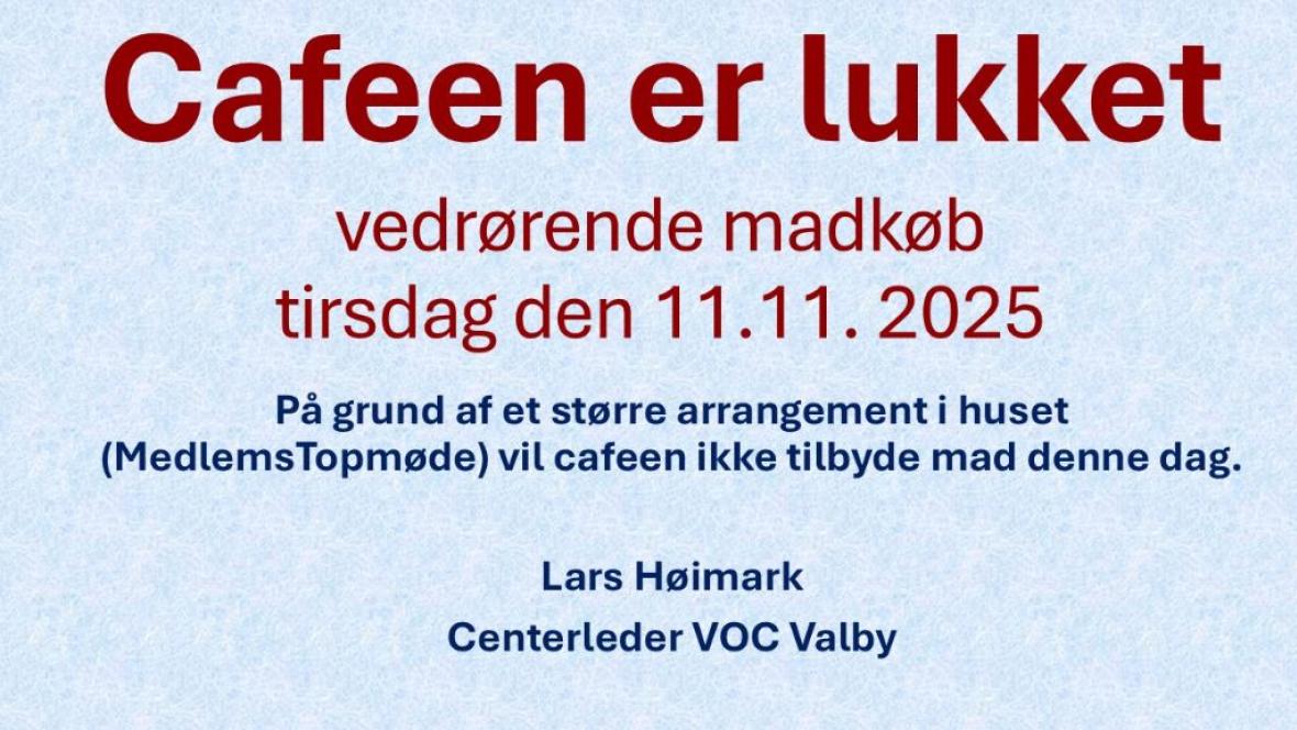 Velkommen til VOC Valby