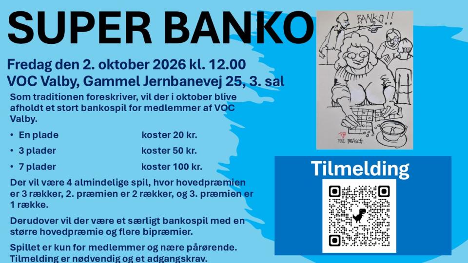 SUPER BANKO - VOC Valby