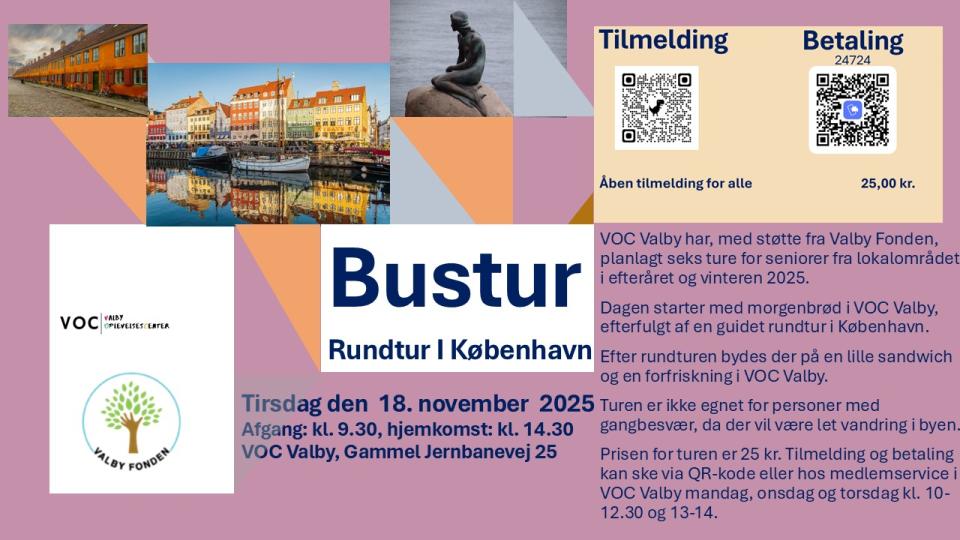 Bustur - København Rundtur