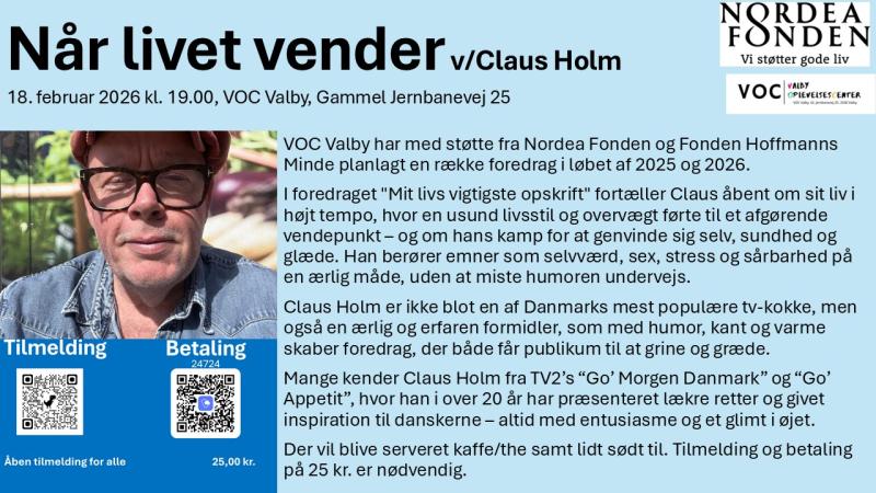 Foredrag - Claus Holm