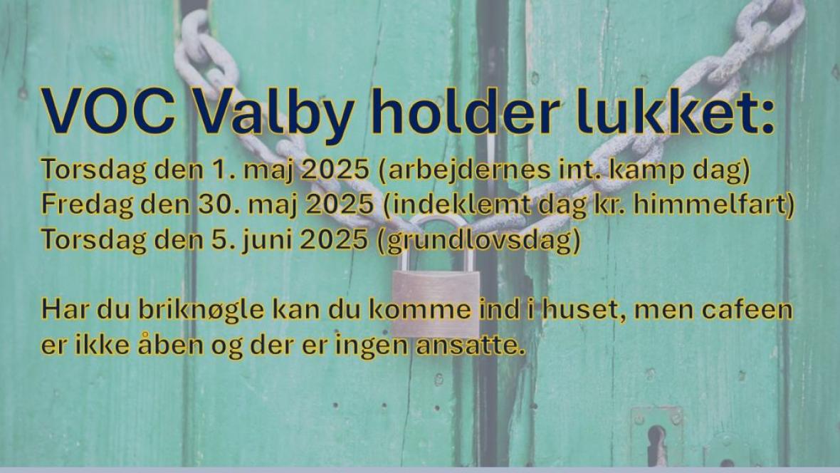 Velkommen til VOC Valby