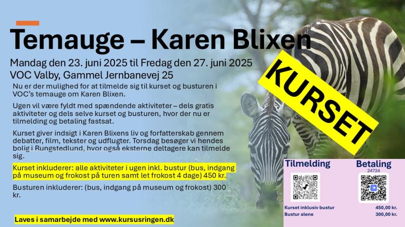 Karen Blixen kursus