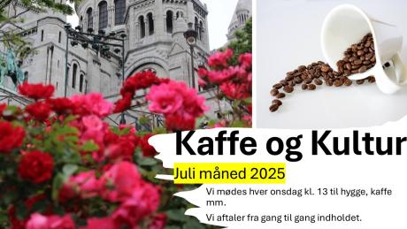 Kaffe og kultur sommeren 2025