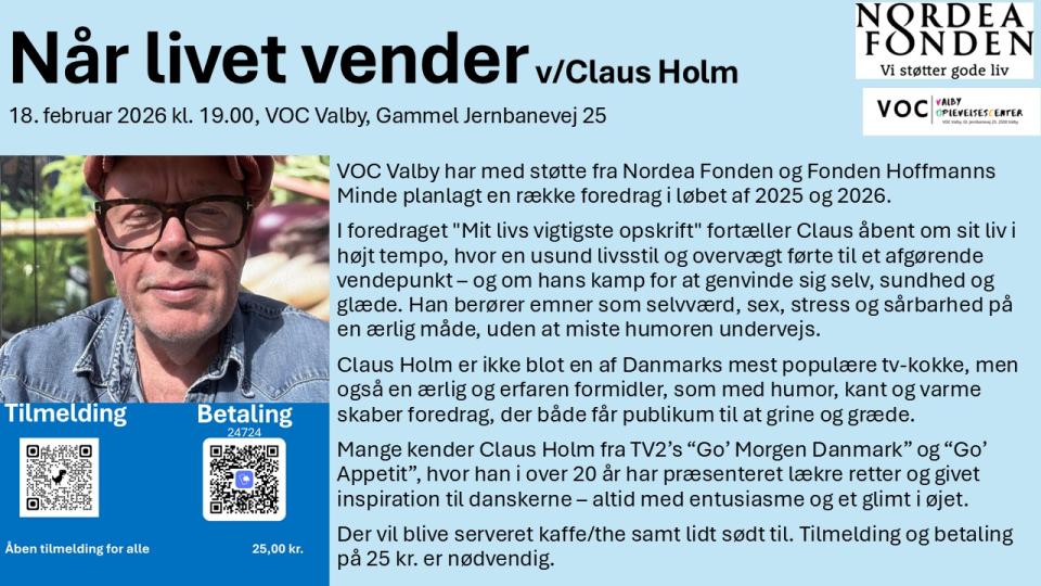 Foredrag - Claus Holm