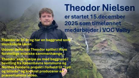 Ny timelønnet medarbejder Theodor Nielsen
