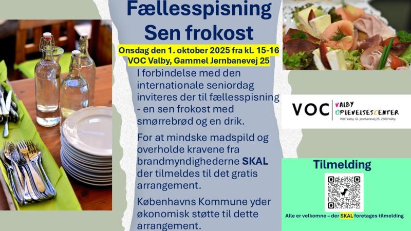 Fællesspisning sen frokost