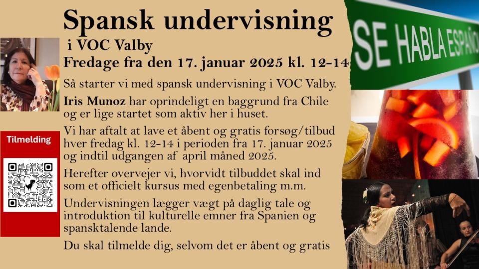 Spansk undervisning - prøve