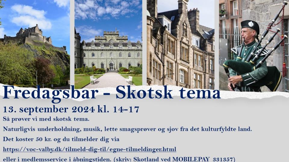 Fredagsbar 13. september 2024 i VOC Valby