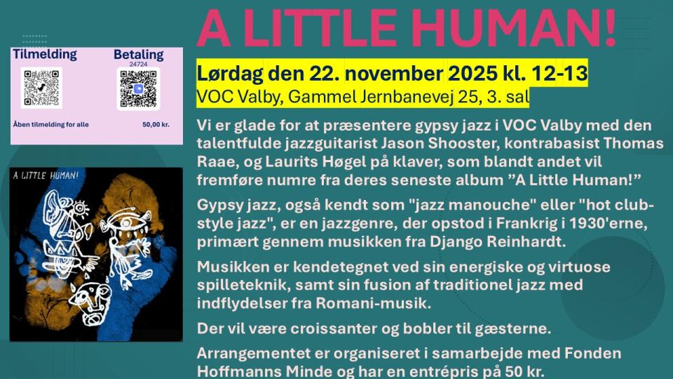 A LITTLE HUMAN! (Gypsy Jazz koncert)