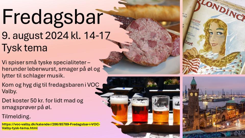 Fredagsbar i VOC Valby - tysk tema