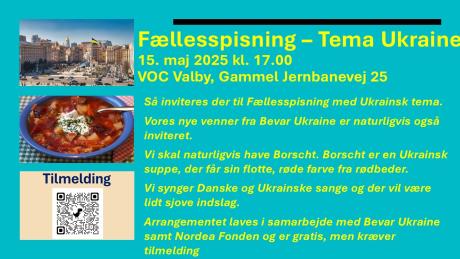 Fællesspisning - tema Ukraine