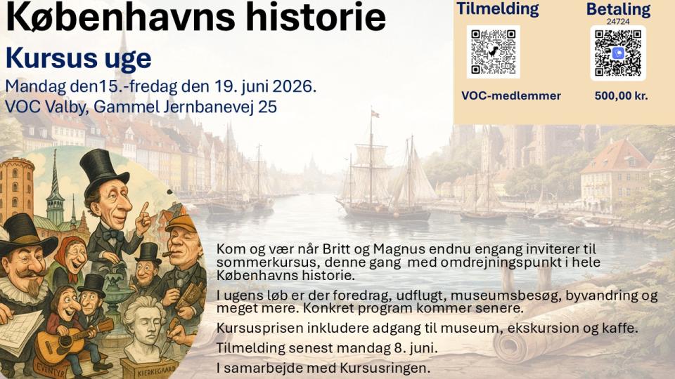 Kursusforløb - Københavns historie