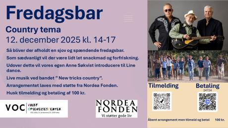 Fredagsbar 12. december 2025