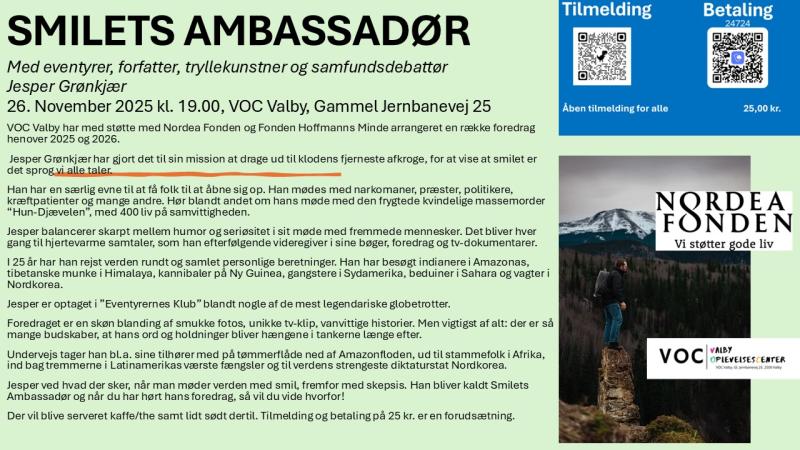 Jesper Grønkjær - Smilets ambasadør