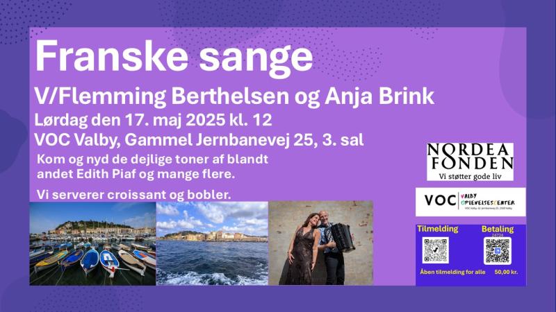 Franske sange - Flemming Berthelsen og Anja Brink