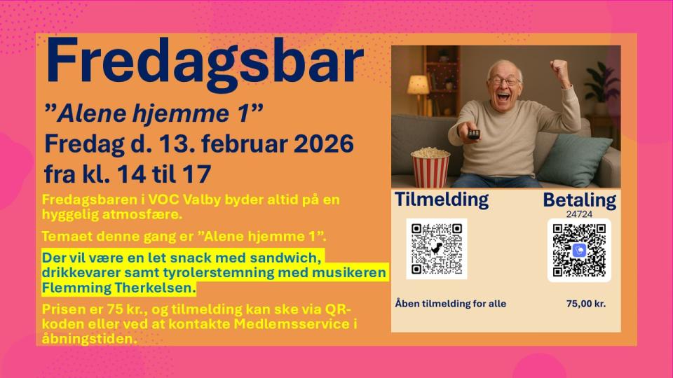 Fredagsbar 13. februar 2026