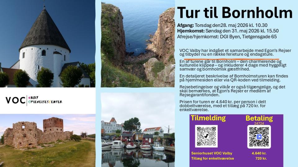 Bornholm - tur med Egons rejser