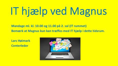 IT hjælp om mandagen kl. 10-11
