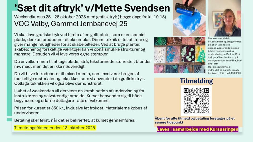 Malle kursus - Mette Svendsen