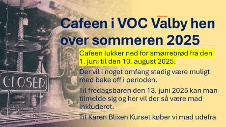 Cafeen sommeren 2025