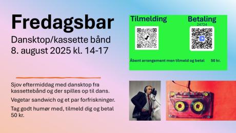 Fredagsbar i VOC Valby dansktop/kassette bånd