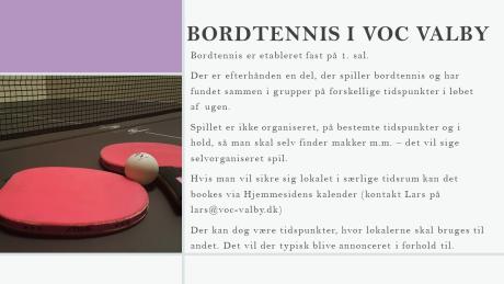 Karin og Per bordtennis 9.00 til 11.00