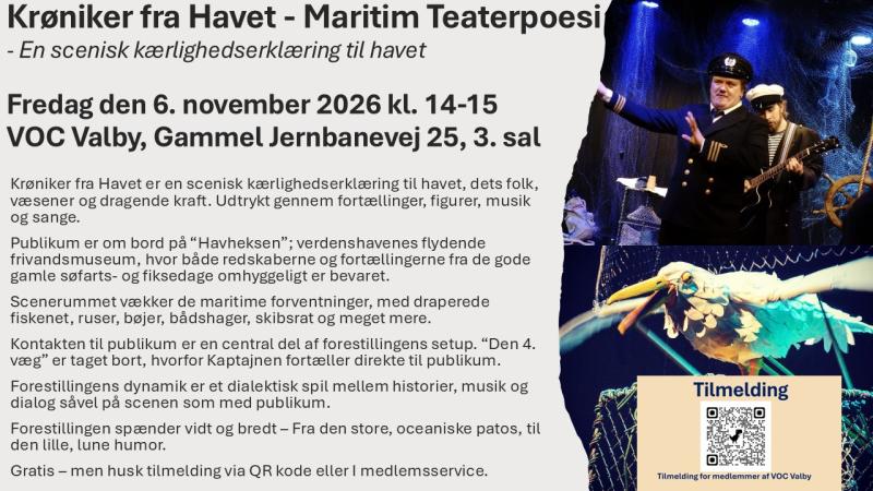 Teater - Krøniker fra Havet - Maritim Teaterpoesi