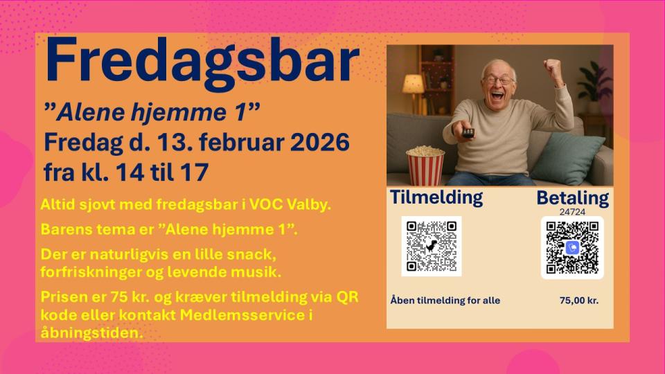 Fredagsbar 13. februar 2026