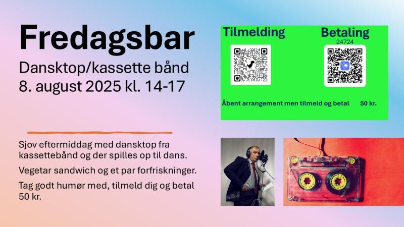 Fredagsbar i VOC Valby dansktop/kassette bånd