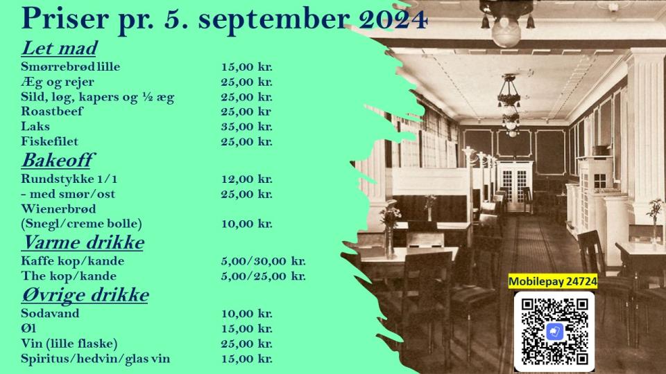 Cafe ikke bemandet med frivillige - delvist åbnet