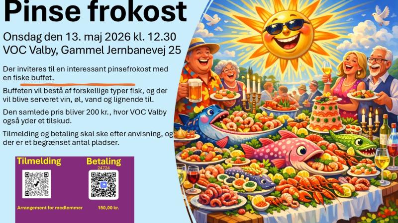 Pinsefrokost 13. maj 2026